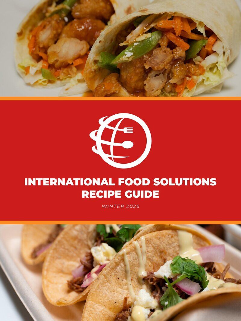 International Food Solutions Winter 2026 Recipe Guide cover